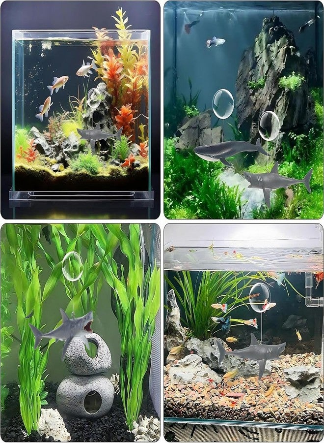 VAYINATO® 1 Pcs Floating Shark Aquarium Decorations Toys, Plastic Ocean Animal Ornament | Fish Tank Attractive Cute Miniature Decoration for Aquarium Fish Tank - Image 4